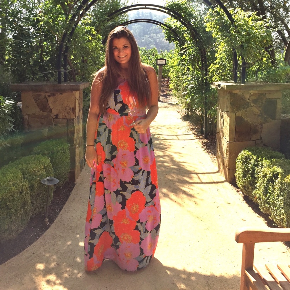 Floral pattern maxi
